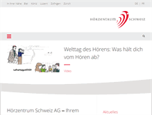 Tablet Screenshot of hzs.ch